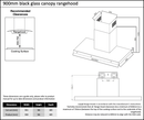 Technika Tcr90Bk 90Cm High Extraction Rangehood Canopy Rangehoods