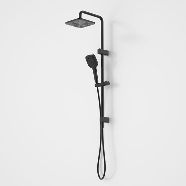 Caroma Luna Multifunction Rail Shower with Overhead Black 90383BL4E - Special Order
