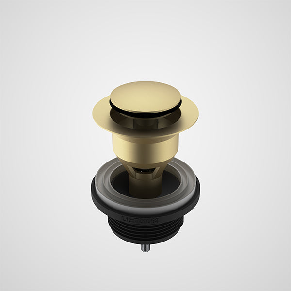 Caroma Basin Pop-up Plug and Waste Brushed Brass 687329BB - Special Order