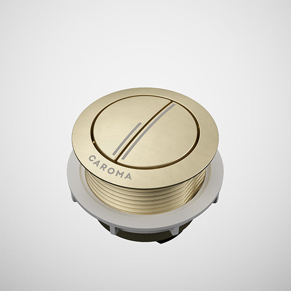 Caroma Urbane II Cistern Flush Button Brushed Brass 687071BB - Special Order