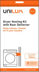 Unilux Ulx104 Universal Dryer Venting Kit With Deflector Spare Parts And Accessories
