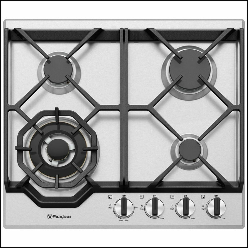 Westinghouse Whg648Sc 60Cm 4 Burner Natural Gas Cooktop - New Clearance Stock