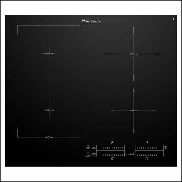 Westinghouse Whi645Bc 60Cm Flexzone Induction Cooktop - Clearance Display Stock